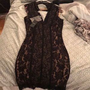 Bebe lace dress with tags !